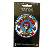 Grateful Dead- Skull & Roses (Small) embroidered patch (ep73)