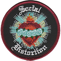 Social Distortion- Sacred Heart embroidered patch (ep569)