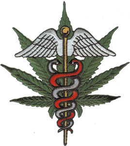 Medical Marijuana embroidered patch (ep12)