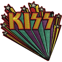 Kiss- Logo With Stars embroidered patch (ep252)