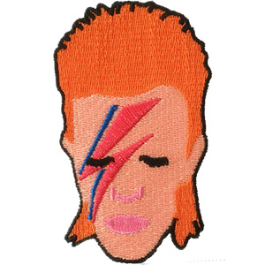 David Bowie- Alladin Sane embroidered patch (ep147)