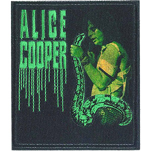 Alice Cooper- Snake embroidered patch (ep982)