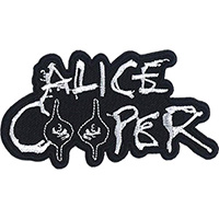 Alice Cooper- Logo With Eyes embroidered patch (ep984)