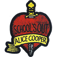 Alice Cooper- School's Out embroidered patch (ep987)