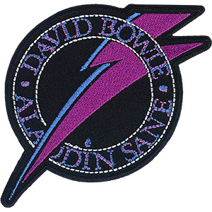 David Bowie- Aladdin Sane Bolt embroidered patch (ep1008)