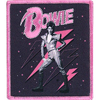 David Bowie- Pink Bolts embroidered patch (ep1010)