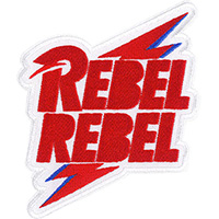 David Bowie- Rebel Rebel embroidered patch (ep1011)