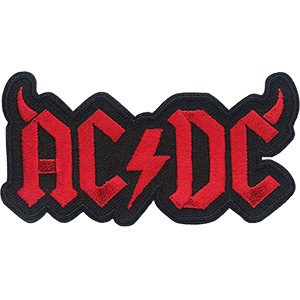 AC/DC- Horns Logo Embroidered patch (ep1017)