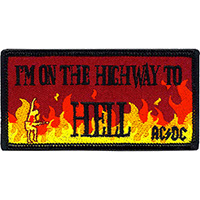 AC/DC- I'm On The Highway To Hell Embroidered patch (ep1018)