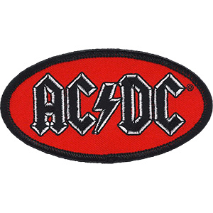 AC/DC- Oval Logo Embroidered patch (ep1019)