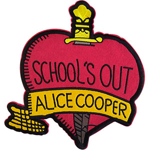 Alice Cooper- School's Out embroidered back patch
