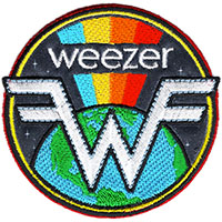 Weezer- Earth Rainbow embroidered patch (ep580)