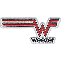 Weezer- Red W And Logo embroidered patch (ep581)