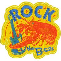 B-52's- Rock Lobster Embroidered patch (ep1042)