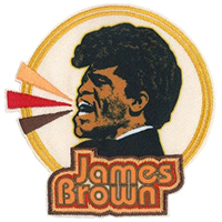 James Brown- Singing Embroidered patch (ep485)