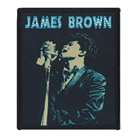 James Brown- Microphone Embroidered patch (ep487)