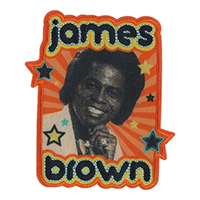 James Brown- Stars Embroidered patch (ep499)