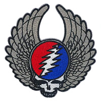 Grateful Dead- Skull & Wings embroidered patch (ep784)