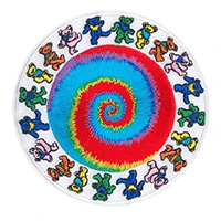 Grateful Dead- Bears Spiral embroidered patch (ep789)