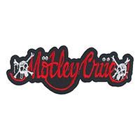 Motley Crue- Logo & Skulls Embroidered Patch (ep798)