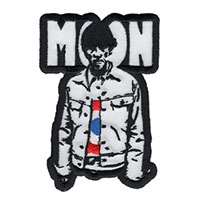 Keith Moon- Pic & Logo Embroidered Patch (ep899)