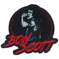 Bon Scott- Singing Embroidered patch (ep327)