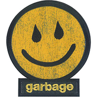 Garbage- Smiley Face embroidered patch (ep1164)