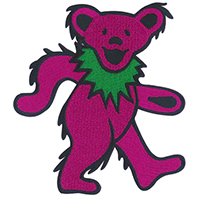 Grateful Dead- Large Pink Bear embroidered patch (ep1133)