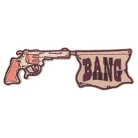 Bang Gun embroidered patch (ep1206)