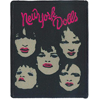 New York Dolls- Faces Embroidered Patch (ep1226)
