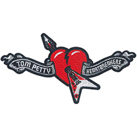Tom Petty- Heart & Banner Embroidered Patch (ep1260)