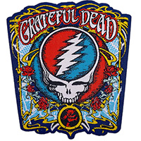 Grateful Dead- Steal Yer Face Art woven patch (ep1308)