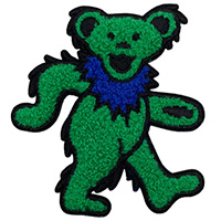 Grateful Dead- Green Bear chenille patch (ep1263)