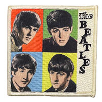 Beatles- Faces Embroidered patch (ep662)