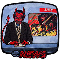 Breaking News embroidered patch (ep1376)