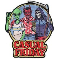 Casual Friday embroidered patch (ep1328)