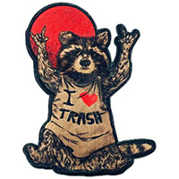 I Love Trash embroidered patch (ep1622)