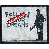 Banksy- Cancelled Dreams embroidered patch (ep1028)