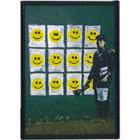 Banksy- Happy Faces embroidered patch (ep1030)