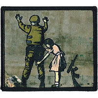 Banksy- Soldier Frisk embroidered patch (ep1033)