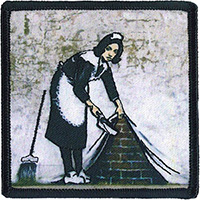 Banksy- Camden Maid embroidered patch (ep1035)