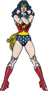 DC Comics- Original Wonder Woman embroidered patch (ep699)
