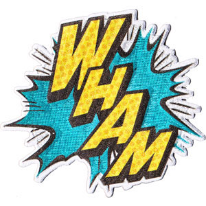 DC Comics- Batman Wham! embroidered patch (ep166)