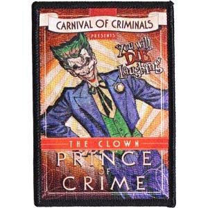 DC Comics- Carnival Of Criminals (Joker) embroidered patch (ep170)