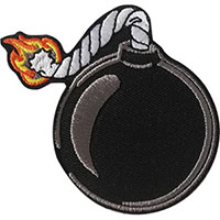Bomb embroidered patch (ep559)