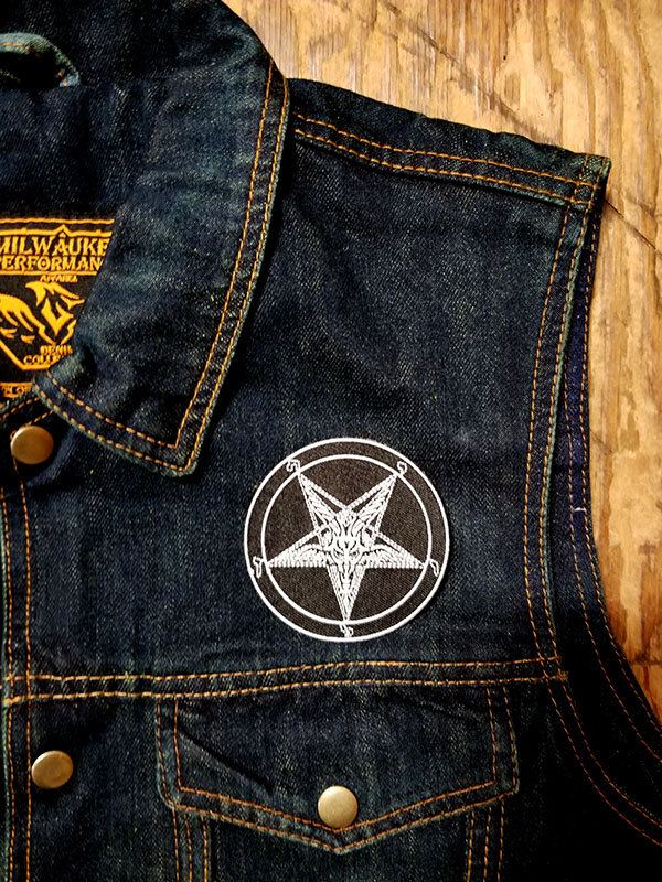 Sigil Of Baphomet (Pentagram) Embroidered Patch
