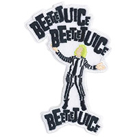 Beetlejuice- X3 Stencil embroidered patch (ep69)