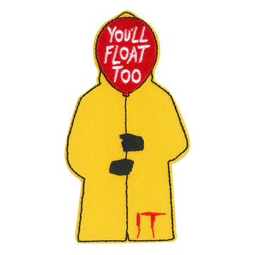 It- You'll Float Too embroidered patch (ep567)
