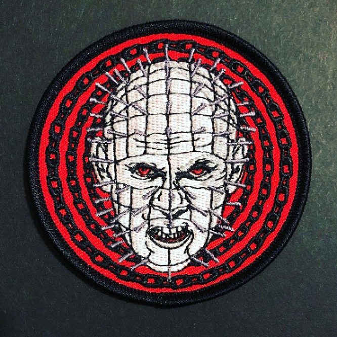 Pinhead Hellraiser Embroidered Patch by Mood Poison  (ep708)