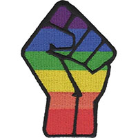 LGBTQ Fist embroidered patch (ep24)
